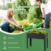 Elevated Metal Planter Box with Legs for Garden