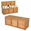 Wood Storage Box with Large Storage Space for Patio & Backyard