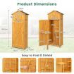 Outdoor Storage Cabinet with Lockable Doors for Garden