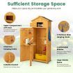 Outdoor Storage Cabinet with Lockable Doors for Garden