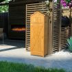 Outdoor Storage Cabinet with Lockable Doors for Garden