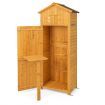 Outdoor Storage Cabinet with Lockable Doors for Garden