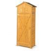 Outdoor Storage Cabinet with Lockable Doors for Garden