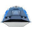 Foldable Portable Instant Pop-up Beach Tent for 3-4 Persons with Carry Bag