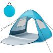 2-4 Persons Automatic Pop-up Tent with Carrying Bag, Stakes, Sandbags for Beach, Picnic