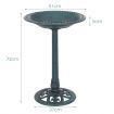 Outdoor Pedestal Bird Feeder Base for Courtyard