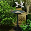 Outdoor Pedestal Bird Feeder Base for Courtyard