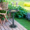 Outdoor Pedestal Bird Feeder Base for Courtyard