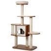 Multi-Level Cat Activity Tree with Sisal-Covered Scratching Posts for Cats