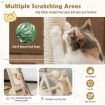 Multi-Layer Wooden Cat Tree with Plush Perch for Kitten