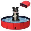 Foldable Pet Swimming Pool with Rotatable Drain Valve