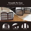 61 cm 3 Panel Configurable Folding Wood Pet Dog Safety Fence