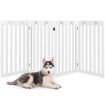 Wooden Freestanding Pet Gate with 360 degree Flexible Hinges