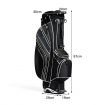 Golf Stand Bag with 6 Way Divider Carry Organizer for Outdoor Use