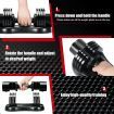 5-in-1 Adjustable Dumbbell with Tray and Non-slip Metal Handle