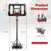 Height Adjustable Basketball Hoop for Youth & Adults