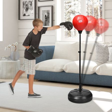 Punch Boxing Set with Adjustable Height for Children/Adults