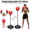 Punch Boxing Set with Adjustable Height for Children/Adults