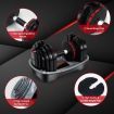 Adjustable Single Dumbbell Set with 18 Weights for Strength Training