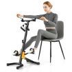 Folding Pedal Exerciser with Adjustable Height for Total Body