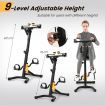 Folding Pedal Exerciser with Adjustable Height for Total Body