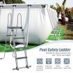 Above Ground Pool Ladder with Removable Steps