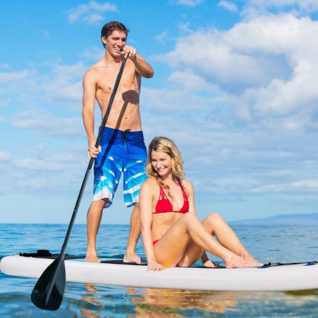 Inflatable Water Yoga Sup with Adjustable Paddle for Youth and Adult