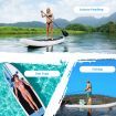 Inflatable Water Yoga Sup with Adjustable Paddle for Youth and Adult