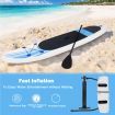 Inflatable Water Yoga Sup with Adjustable Paddle for Youth and Adult