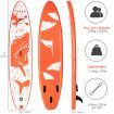 Floating Board with Premium Sup Accessories & Adjustable Paddle for Fishing & Yoga