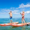 Floating Board with Premium Sup Accessories & Adjustable Paddle for Fishing & Yoga