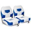 Set of 2 Deluxe Folding Boat Seats for Fishing Boats & Yachts