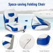 Set of 2 Deluxe Folding Boat Seats for Fishing Boats & Yachts