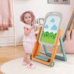 Art Easel with Height Adjustable Magnetic Whiteboard  for Toddlers