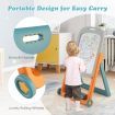 Art Easel with Height Adjustable Magnetic Whiteboard  for Toddlers