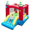 2-in-1 Inflatable Bounce House with Slide & Carrying Bag (without Blower)