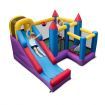 5-in-1 Inflatable Bounce House with Slide & Trampoline (without Blower)