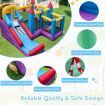 5-in-1 Inflatable Bounce House with Slide & Trampoline (without Blower)