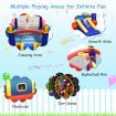 5 in 1 Inflatable Jumping Castle with Slide for Kids without Blower