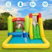 Inflatable Jumping Castle Water Slide with Splash Pool without Blower