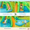 Inflatable Water Park with Two Slides for Outdoor Play without Blower