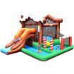 Inflatable Bounce Castle with Slide Park for Indoor/Outdoor Use with Blower