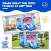 3-in-1 Elephant Theme Inflatable Castle with Jumping Area without Blower