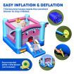 3-in-1 Elephant Theme Inflatable Castle with Jumping Area without Blower