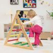 Wooden Colorful Climbing Triangle Ladder for Kid's Room/Living Room