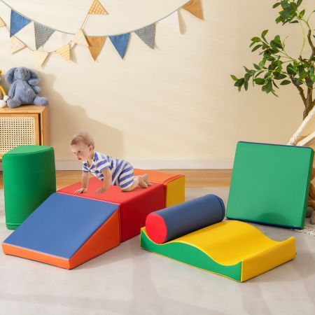 7-Piece Climb and Crawl Activity Play Set with Zippered Cover