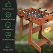 Folding Foosball Table with 2 Footballs for Game Room & Arcades