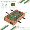 51cm Foosball Table Soccer Game with Mini Tabletop for Game Room