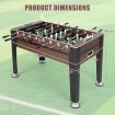 Adult-Size Soccer Game Table Table with 2 Balls for Arcade/Home