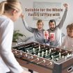 Adult-Size Soccer Game Table Table with 2 Balls for Arcade/Home